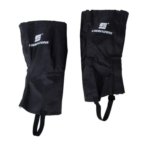 Par de polainas impermeables para escalada, para nieve, para botas, protector de pantalón, cubierta S / L Negro Macarena  Legging manga de la cubierta de la pierna
