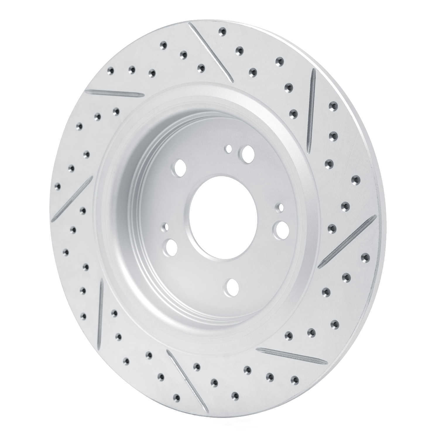 Dynamic Friction Company 830-59066L DFC Geoperformance Rotor - Drilled and Slotted