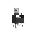 thumbnail image 6 of We Have Furniture Nightstand Skyoner, Single Drawer, Hairpin Legs, Black Wengue Finish, 6 of 6