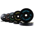 thumbnail image 1 of BalanceFrom Fitness 260lb Olympic Bumper Strength Training Weight Plate Set, 1 of 11