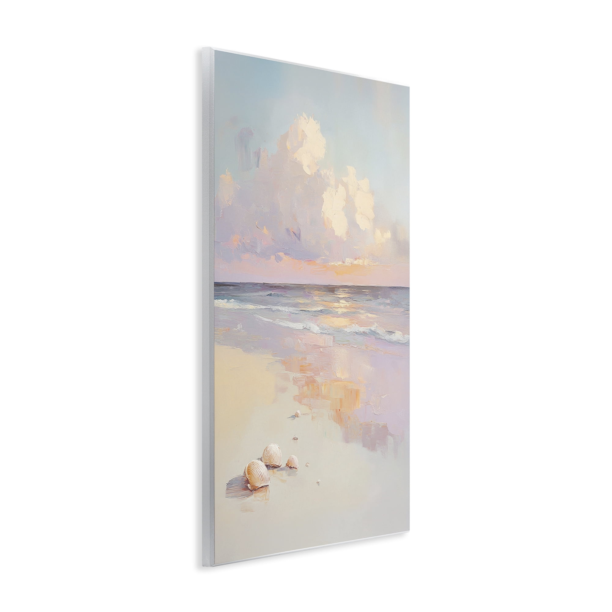 Stupell Industries Pastel Sunset Over Seashells Wall Plaque Art, design by Sisi and Seb