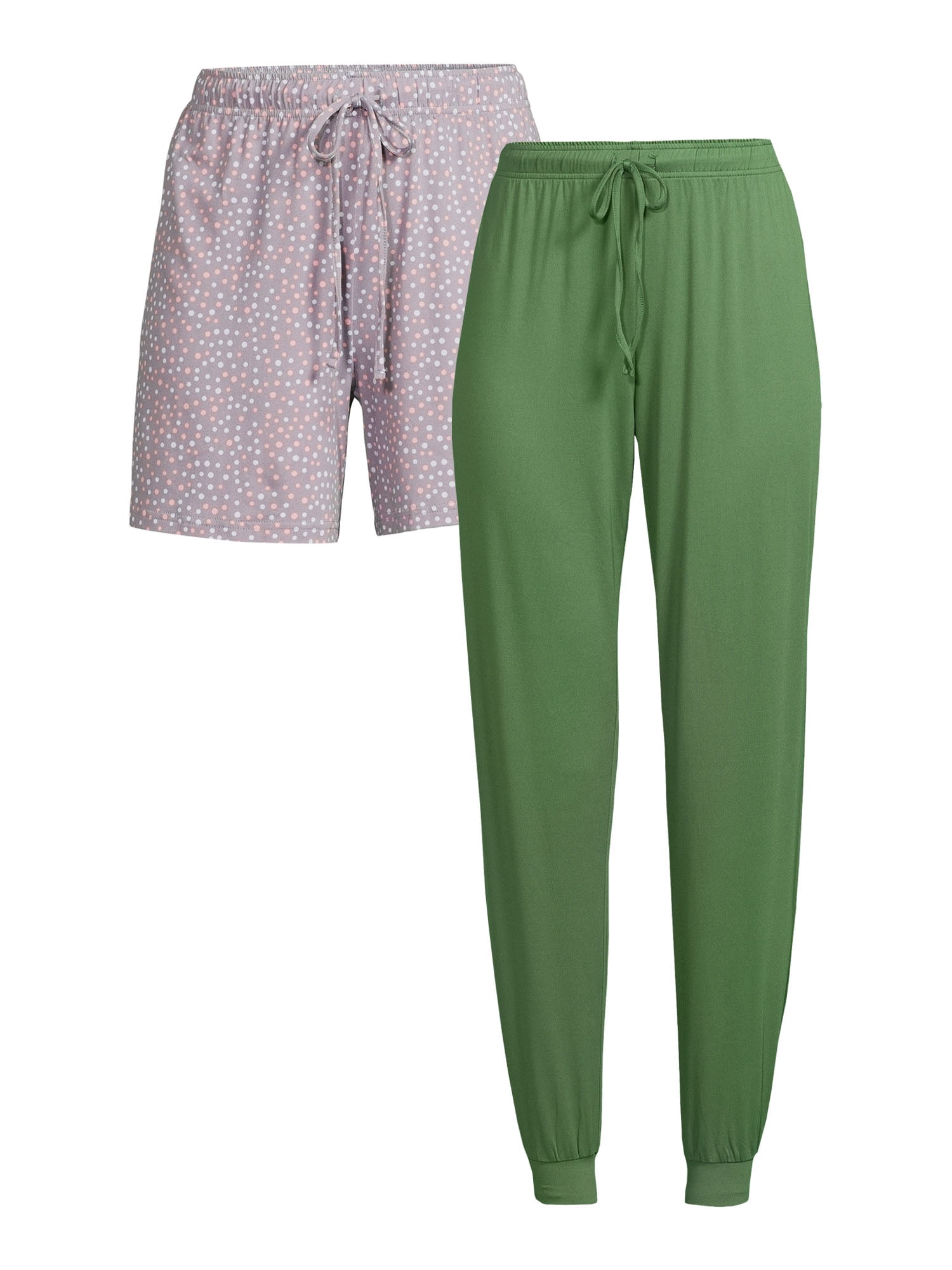 Hanes Women's Shorts and Pants Set, 2Piece