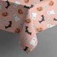 thumbnail image 5 of Pastel Halloween Ghosts Pattern Square Tablecloth,Waterproof Square Table Cover,Wipeable Spillproof Washable Table Cover for Home Kitchen Party Decor 60"x60"(152x152cm), 5 of 6