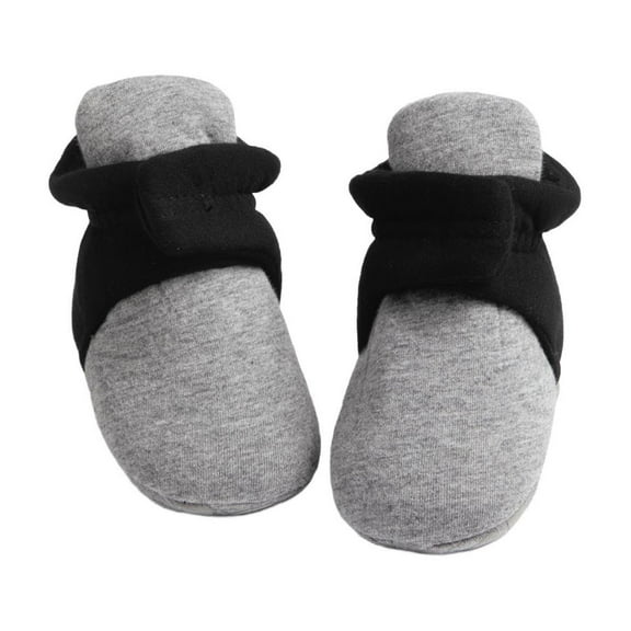 ZACPNCV Baby Boy Girl Knit Walking Shoes Non Slip Soft Sole Infant Toddler Slipper Newborn First Walker House Crib Sneaker Shoes Gray 0-6 Months