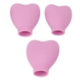 thumbnail image 1 of Makeup Brush Cover, Soft Heart Shaped Brush Cover Slip Resistant  For Home Travel Pink, 1 of 8
