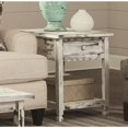 thumbnail image 6 of Alaterre Country Cottage End Table, Rustic White Antique Finish, 6 of 7