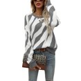 thumbnail image 1 of Yuemengxuan Girls High-Quality Long Sleeve Knitwear, Round Collar Loose Knitted Tops Sweater, 1 of 3