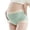 Green, variant on Gyujnb Full Over Belly Wide High Waist Maternity Briefs Vertical Ribbed Soft Stretch Cotton Light Contrast Trim Curved Support Underwear All Stage Pregnancy,XL