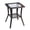 Brown, variant on Outdoor Side Table with Storage Wicker Patio Side Table, Tempered Glass Top End Table for Balcony Porch Deck