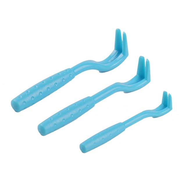 DQrwqpou 3 Unids/set para Garrapatas para El Cuidado para Pulgas para Piojos Gato Herramienta (azul)