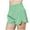 Army Green-02, variant on REALiKUN Women's Lightweight Elastic High Waist Summer Shorts w Inner Brief Windbreaker Dolphin Running Shorts
