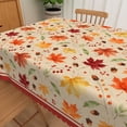 thumbnail image 4 of Tchckioa Maple Leaf Rectangle Tablecloth,Stain Proof Waterproof Table Cloths for Kitchen Dining Decor 60x84 Inch, 4 of 6