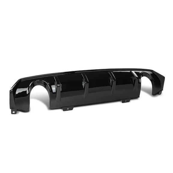 Rear Bumper Lip Diffuser Splitter Spoiler Glossy Black Fit For 2016-2021 Honda Civic Sedan 4 Door