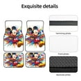 thumbnail image 5 of Cartoon Mickey Mouse And Minnie Mouse Car Floor Mats Universal Floor Mats for Cars Front Rear Car Foot Mats Cute Anime Pattern Car Accessories for Trucks, 5 of 5