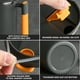 thumbnail image 5 of Taza de café de acero inoxidable con aislamiento de doble pared, tapa y asa | Taza térmica de viaje de 450 ml | Vaso reutilizable para bebidas frías y calientes para la oficina, el hogar y la, 5 of 7