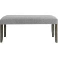 thumbnail image 4 of Banc Sans Dossier en Tissu Polyester 100 % Gris, 4 of 4