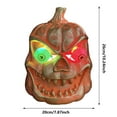 thumbnail image 3 of YIKA Halloween Decoration Halloween Horror Pumpkin Mask Glowing Makeup Funny Cosplay Scary Props Halloween Ornaments, 3 of 9