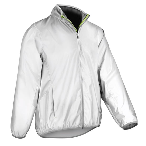 Spiro - Chaqueta Luxe Reflectante para Hombre (Blanco Neón) Spiro UTRW8036_neonwhite