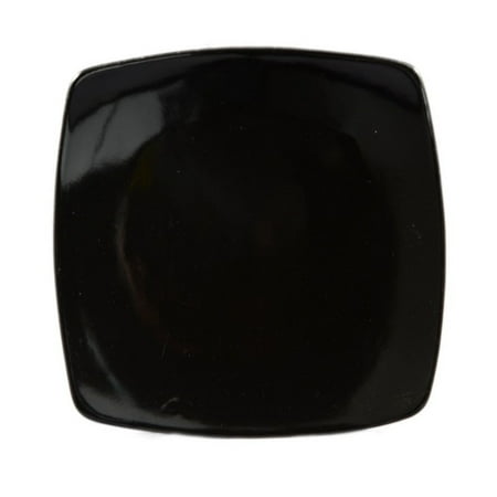 

Clinton Square Flat Plate 8-7/8 Sq. X 3/4 H Stoneware Black