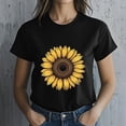 thumbnail image 2 of Endives Women's Short Sleeve T-shirt Fashion Workout T Shirts Athletic Plus Size Tops Summer Trendy Tee, 2 of 6