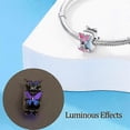 thumbnail image 5 of Dijes de mariposa, insecto, camaleón y libélula de plata de ley 925 para joyería DIY. Dijes de abeja y luciérnagas que se ajustan a la pulsera original., 5 of 5