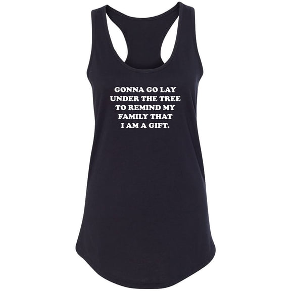 Gonna Go Lay Under The Tree Racerback Tank