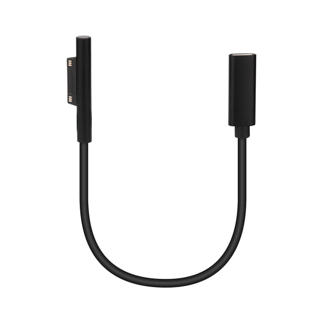 Cable cargador adaptador de corriente para Microsoft Surface Pro 6 con interfaces USB hembra