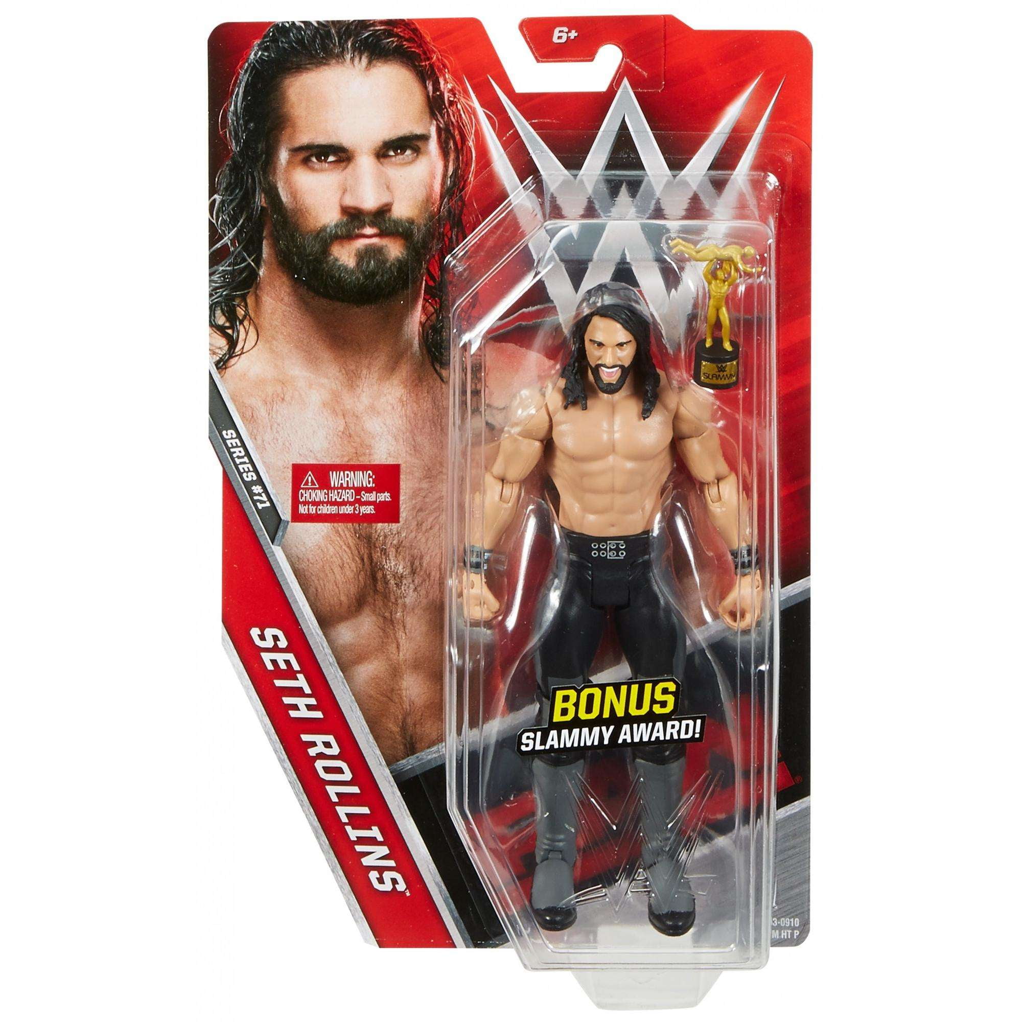 WWE Seth Rollins 6-inch Articulated Action Figure with Ring Gear