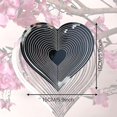 thumbnail image 2 of SHAR Heart-shaped Outdoor Wind Chime, 2 of 5