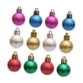 thumbnail image 4 of 12 Uds Adornos de Bolas de Navidad Macarena Adornos Colgantes para Decoración de Navidad, 4 of 8