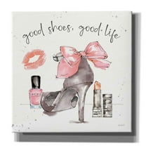 Epic Graffiti 'Chic Accents III' by Anne Tavoletti, Canvas Wall Art, 26"x26"