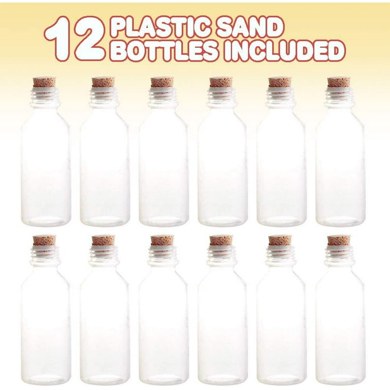 ArtCreativity Star Sand Art Bottle Necklaces, Pack of 12, Sand Art Craft  Kit with Shaped Bottles, Craft Party Supplies and Party Favors for Kids 