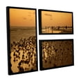 thumbnail image 2 of ArtWall Lindsey Janich "Seagulls III" 3-Piece Floater Framed Canvas Flag Set, 2 of 2