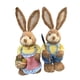 thumbnail image 4 of Estatuilla de de paja grande escultura estatua muñeca conejo estatua ornamento para mesa interior exterior vacaciones regalos Decoración Estilo F Sunnimix Estatuilla de conejito, 4 of 8
