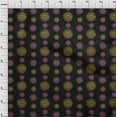 thumbnail image 3 of oneOone Viscose Jersey Fabric Spiral & Floral Block Printed Craft Fabric BTY 60 Inch Wide, 3 of 4