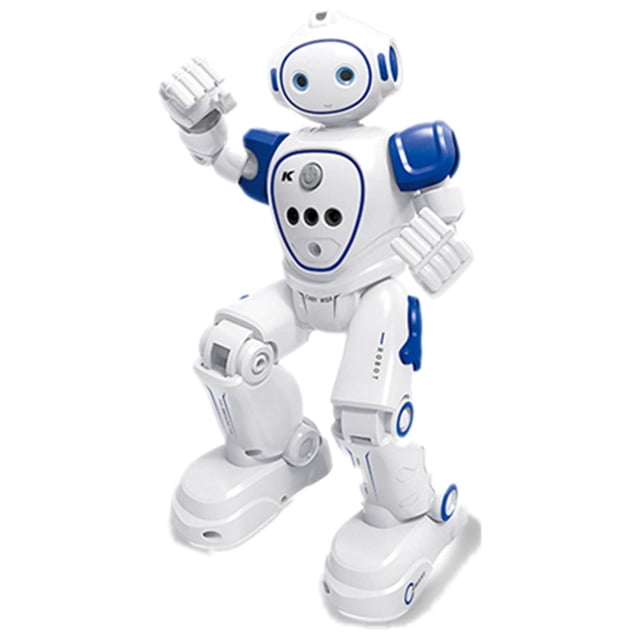 Blue Remote Control Smart Robot With Gesture Control Dancing Programmable Features For Children