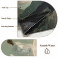 thumbnail image 6 of Runner Rug 2'x6', Rabbit Washable Non-Slip Hallway Runner Rugs, Oriental Night Sky Full Moon Mountains Leaves Bedside Rugs Floor Mats Carpet Runners for Kitchen Bathroom Laundry Room, 6 of 8
