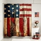 thumbnail image 1 of Independence Day Holiday Party Celebration Shower Curtain Bathroom Partition Decoration Hanging Curtain, 1 of 6