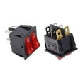 thumbnail image 4 of Dual Boat Rocker Switch On/Off Spst 6 Pin 2Position Rocker Switch With Red Light, 4 of 9