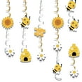 thumbnail image 3 of 1 Set Bee Hanging Swirl Decorations Bee Theme Birthday Party Baby Shower Party Decor, 3 of 8