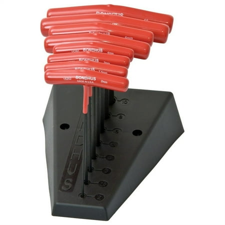 

8Pc. Hex Wrench Set 2-10mm T-Handle with Cush. Grip