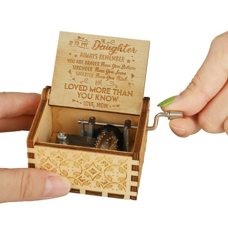 YUNDAP Music Box, You are My Sunshine for Daughter from Dad Theme