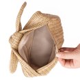 thumbnail image 2 of Bolso Mano Paja para Mujer Noche Con Asa Lazo Fiesta Boda (Beige), 2 of 5