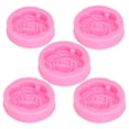 thumbnail image 4 of 5 Pcs Moule en Silicone Flexible Doux Réutilisable Forme Camélia Décoration pour Diffuseur d'Aromathérapie DIY, 4 of 14