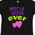 thumbnail image 4 of Inktastic Best Lil Sister Ever Girls Toddler T-Shirt, 4 of 5
