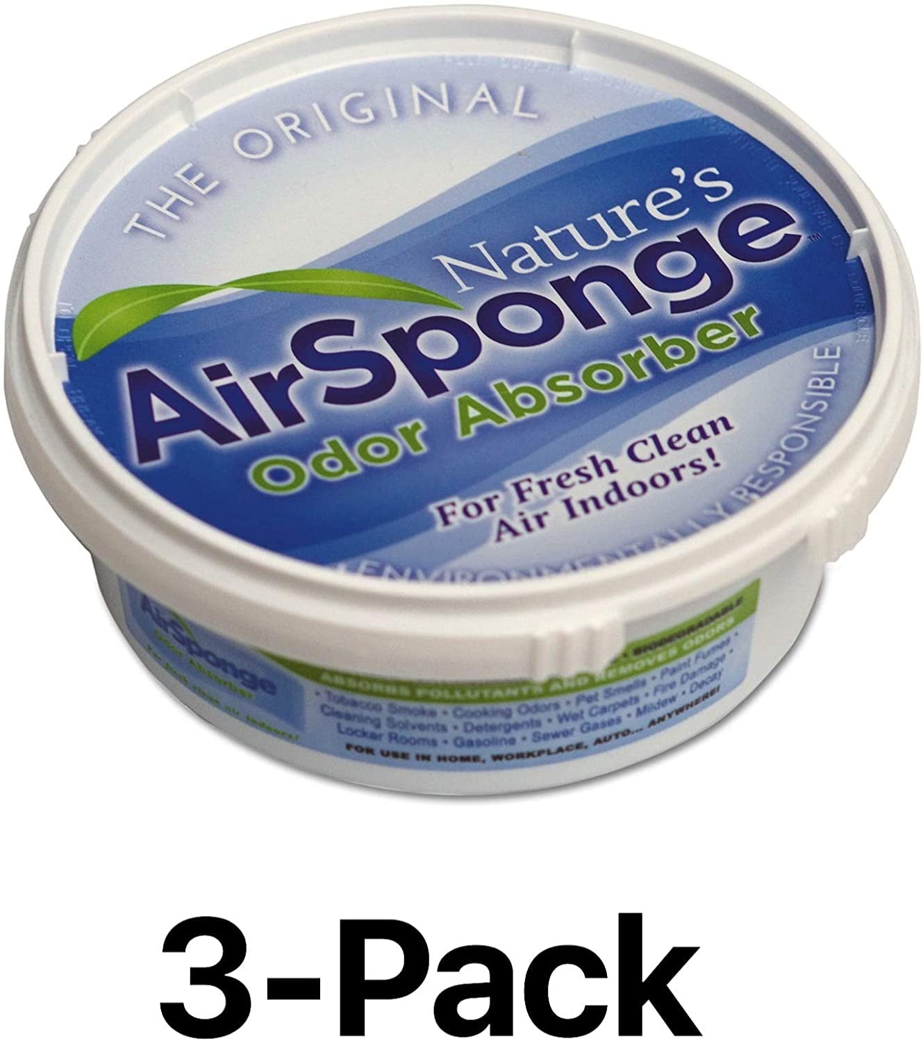 12 Absorbent Details about    ea Nature's Air Sponge 101-1DP 1/2 lb Original Odor Absorber 