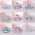 thumbnail image 4 of Girls Kids Hair Jewelry Accessories Mini Cute Crystal Rhinestone Princess Crown Hair Comb Birthday Party Tiaras, 4 of 5