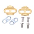thumbnail image 2 of Bike Pedal Cleats, High Accuracy Bicycle Cleats Corrosion Resistance 1Pair Copper Precise Processing  for Bike, 2 of 8