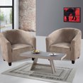 thumbnail image 4 of 2 Piece Club Chair Slipcover, Stretch Velvet Chair Armchair Slipcover Sofa Cover Slipcover Furniture Protector Soft Couch Covers with Elastic Bottom for Kids, 4 of 8