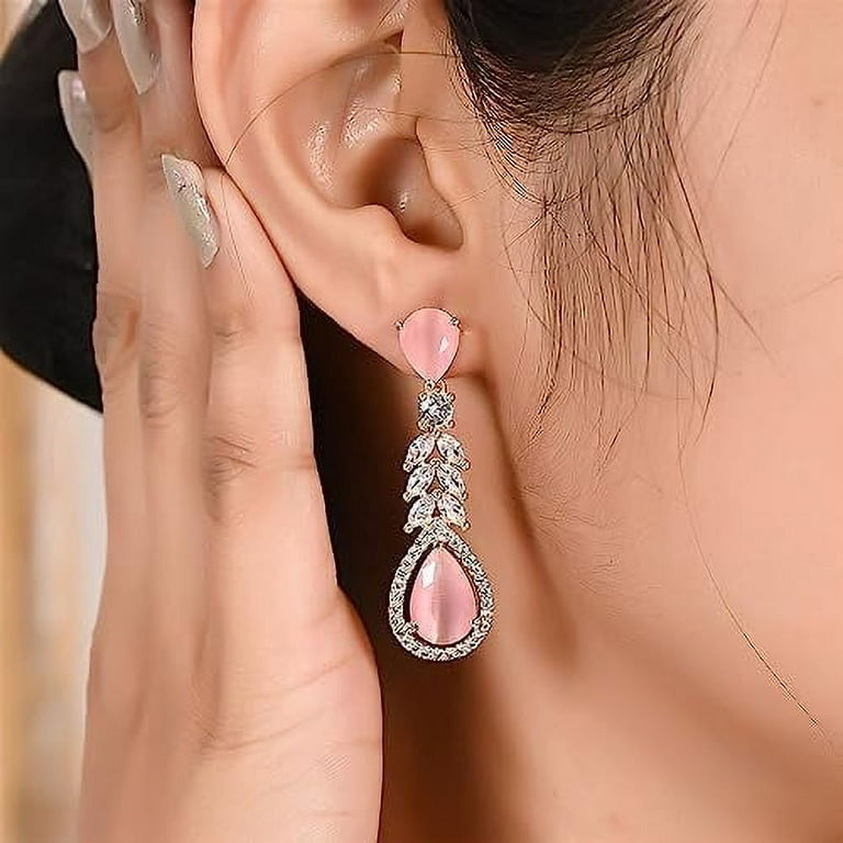 KALVICA 6 Paia Orecchini Uomo Donna con Zirconia Cubica Orecchini